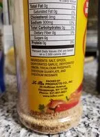 Mängden socker i La flor, adobo con sazon all-purpose seasoning