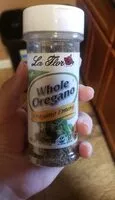 Mängden socker i Whole oregano