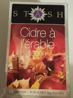 Mängden socker i Cidre à l'érable tisane