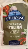 Mängden socker i low calorie italian dressing