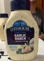 Mängden socker i Garlic ranch dressing & dip