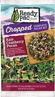 Mängden socker i Ready pac kale cranberry pecan chopped salad kit