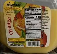 Mängden socker i Wegmans orange juice