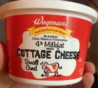 Mängden socker i 4% Milkfat Small Curd Cottage Cheese
