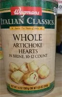 Mängden socker i Artichoke hearts