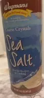 Mängden socker i Coarse Crystals Sea Salt