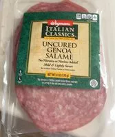 Mängden socker i Uncured Genoa Salame