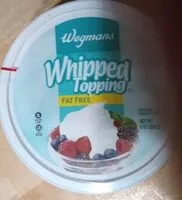 Mängden socker i Whipped topping