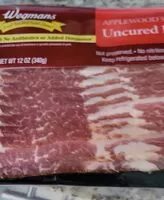 Mängden socker i Wegmans Applewood smoked uncredited bacon
