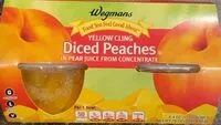 Mängden socker i Yellow Cling Diced Peaches in Pear Juice From Concentrate