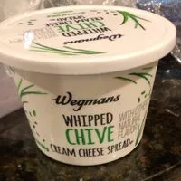Mängden socker i Whipped chive cream cheese spread