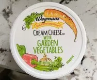 Mängden socker i Cream cheese with garden vegetables