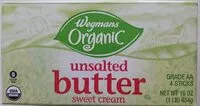 Mängden socker i Unsalted Sweet Cream Butter