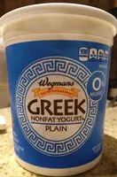 Mängden socker i Greek Nonfat Yogurt, Plain