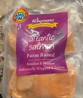 Mängden socker i Farm Raised Atlantic Salmon