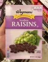 Mängden socker i Rasins