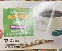 Mängden socker i Decaf med roast coffee