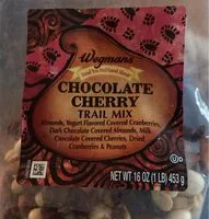 Mängden socker i Chocolate cherry almonds