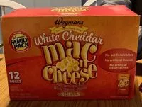 Mängden socker i White Cheddar Mac ‘n Cheese Shells