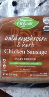 Mängden socker i Wild mushroom and herb Chicken sausage