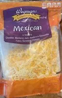 Mängden socker i Mexican Shredded Cheese Blend