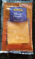 Mängden socker i Sharp Cheddar Cheese Thin Sliced