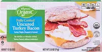 Mängden socker i Fully Cooked Uncured Turkey Bacon