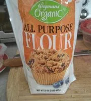 Mängden socker i Wegmans organic all purpose flour
