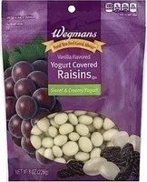 Mängden socker i Vanilla Flavored Yogurt Covered Raisins