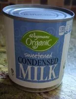 Mängden socker i Organic sweetened condensed milk