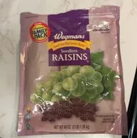 Mängden socker i Seedless Raisins