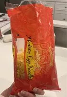 Mängden socker i Medium egg noodled