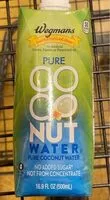 Mängden socker i Wegmans Pure Coconut Water