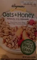 Mängden socker i Oats & Honey Granola with almonds