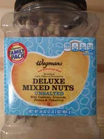 Mängden socker i Deluxe mixed nuts unsalted