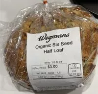Mängden socker i Organic six seed bread