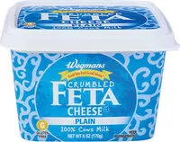 Mängden socker i Crumbled Feta Cheese