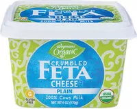 Mängden socker i Organic Crumbled Feta Cheese