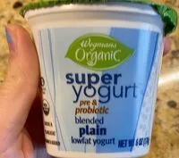 Mängden socker i Plain Lowfat Super Yogurt