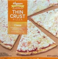 Mängden socker i Cheese Thin Crust Pizza
