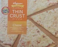 Mängden socker i Thin Crust Cheese Pizza