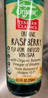 Mängden socker i Raspberry infused balsamic vinegar
