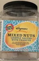 Mängden socker i Mixed Nuts Lightly Salted with Peanuts