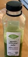 Mängden socker i Organic organic greens with pear juice