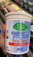 Mängden socker i Whole Milk Plain Super Yogurt