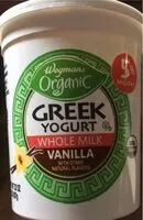Mängden socker i Vanilla Whole Milk Greek Yogurt