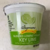 Mängden socker i key lime blended low fat yogurt