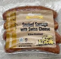Mängden socker i Smoked Sausage with Swiss Cheese
