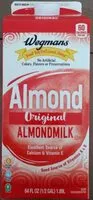 Mängden socker i Almond Orginal Almondmilk
