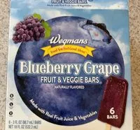 Mängden socker i Blieberry grape fruit and veggie bars